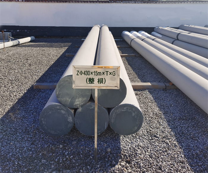 彭水430×15米×T×G终端电线杆